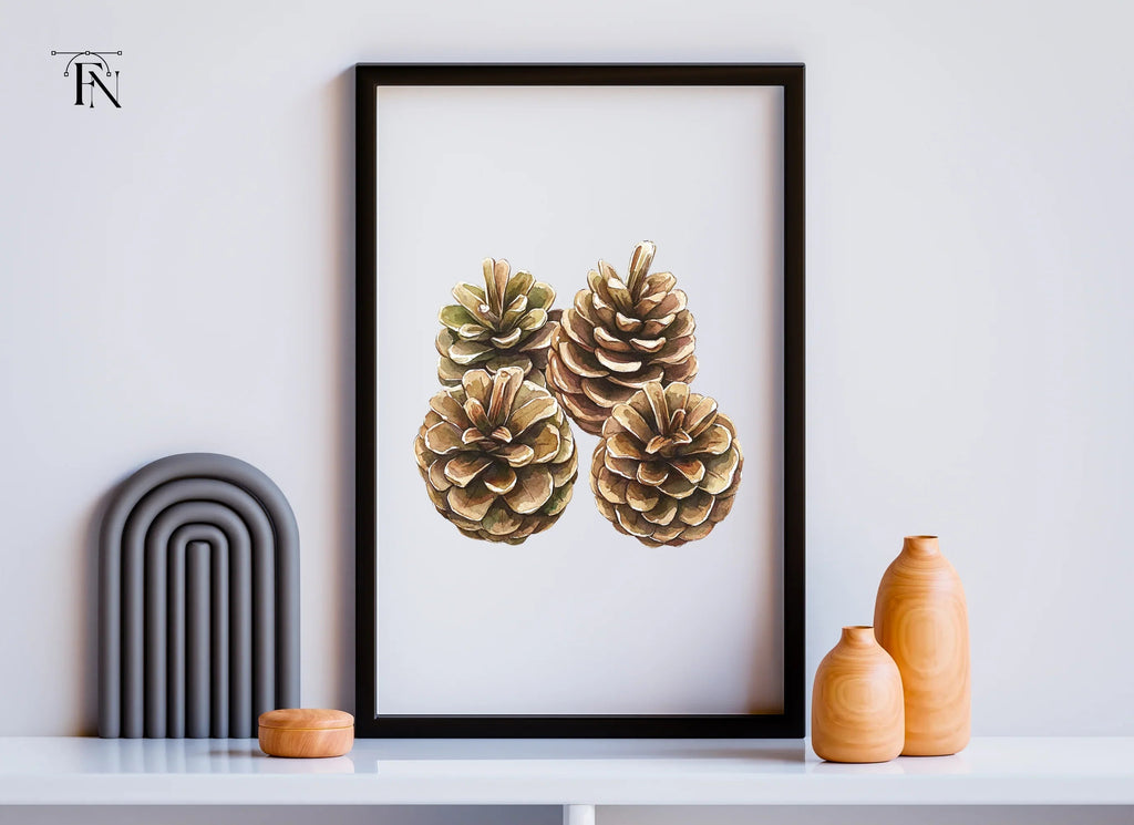 Pine Cones Clipart Bundle