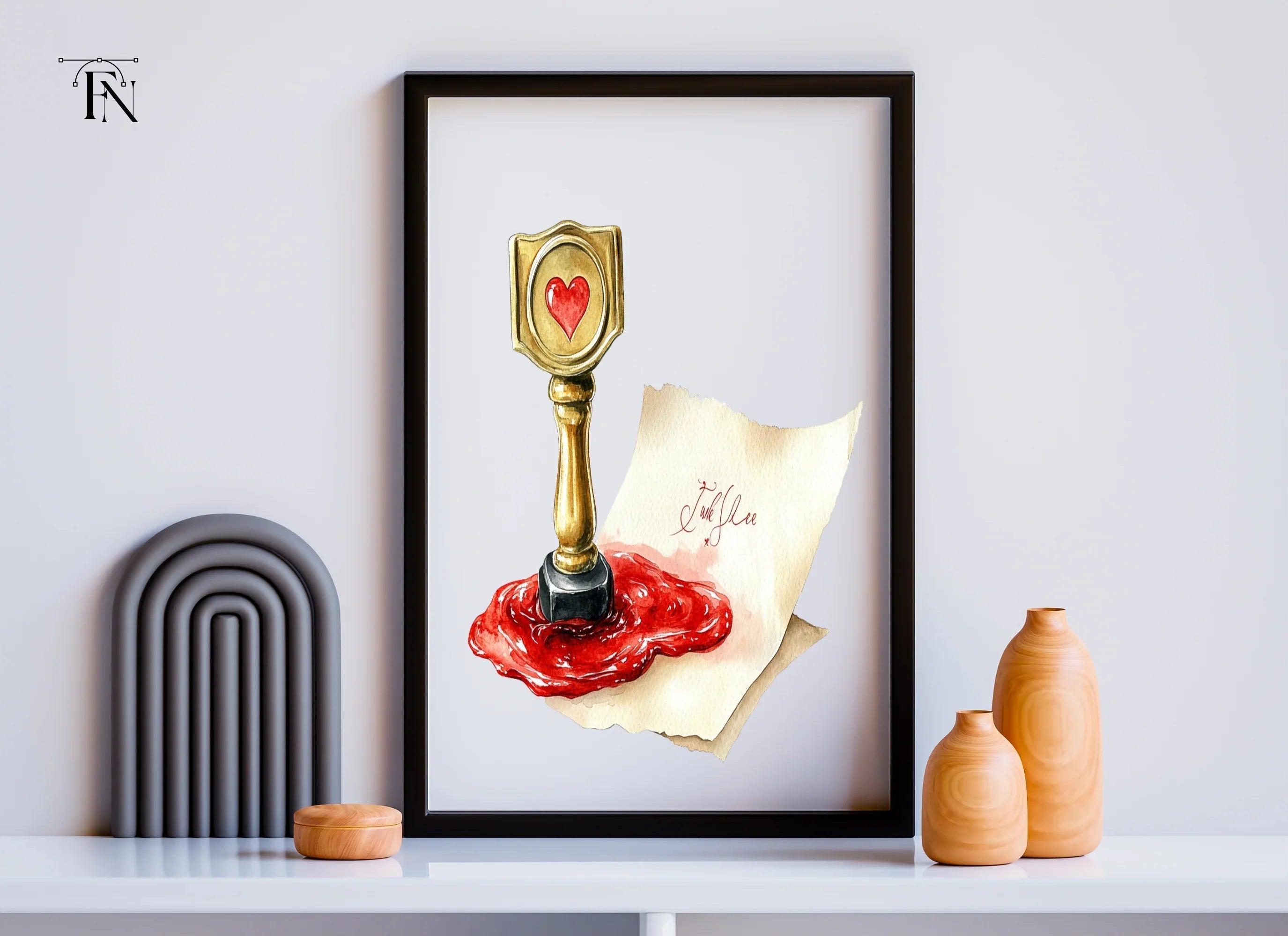Vintage Wax Seal Clipart Bundle