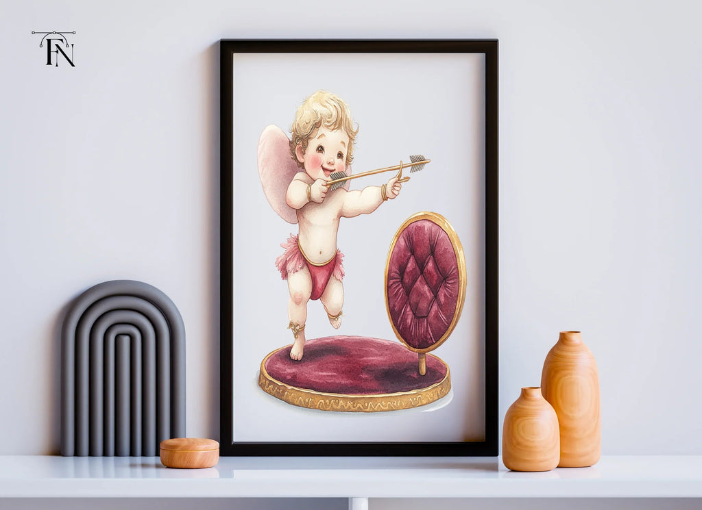 Cute Cupid Valentine Day Clipart Bundle