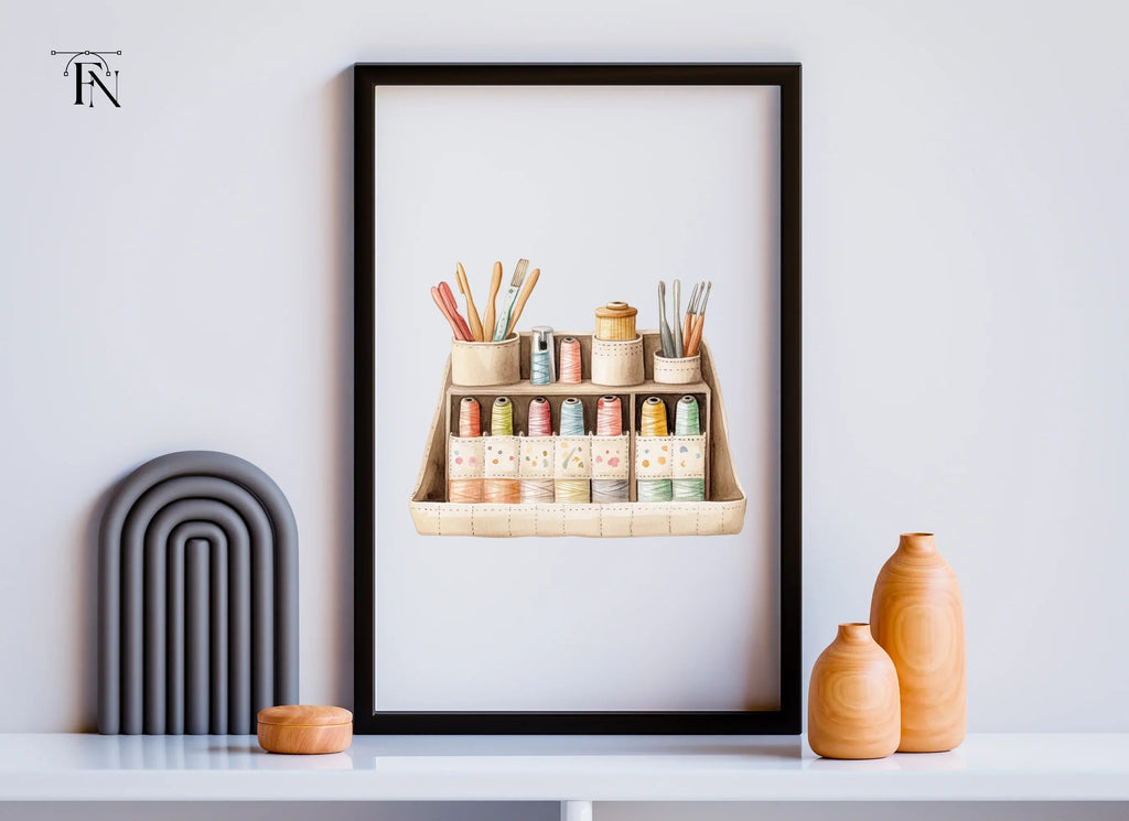 Craft Room Organizer Clipart Bundle