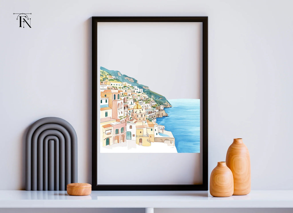 Italian Coastal Village Clipart Bundle