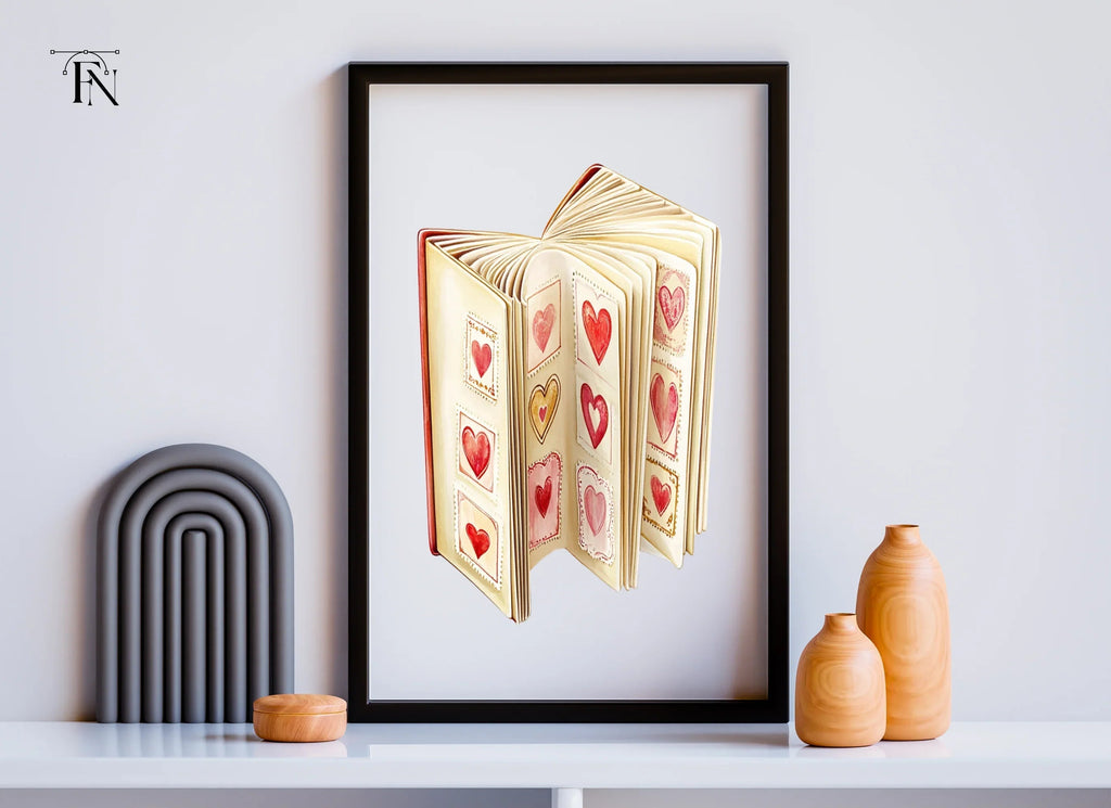 Valentine's Day Heart Stamp Clipart Bundle