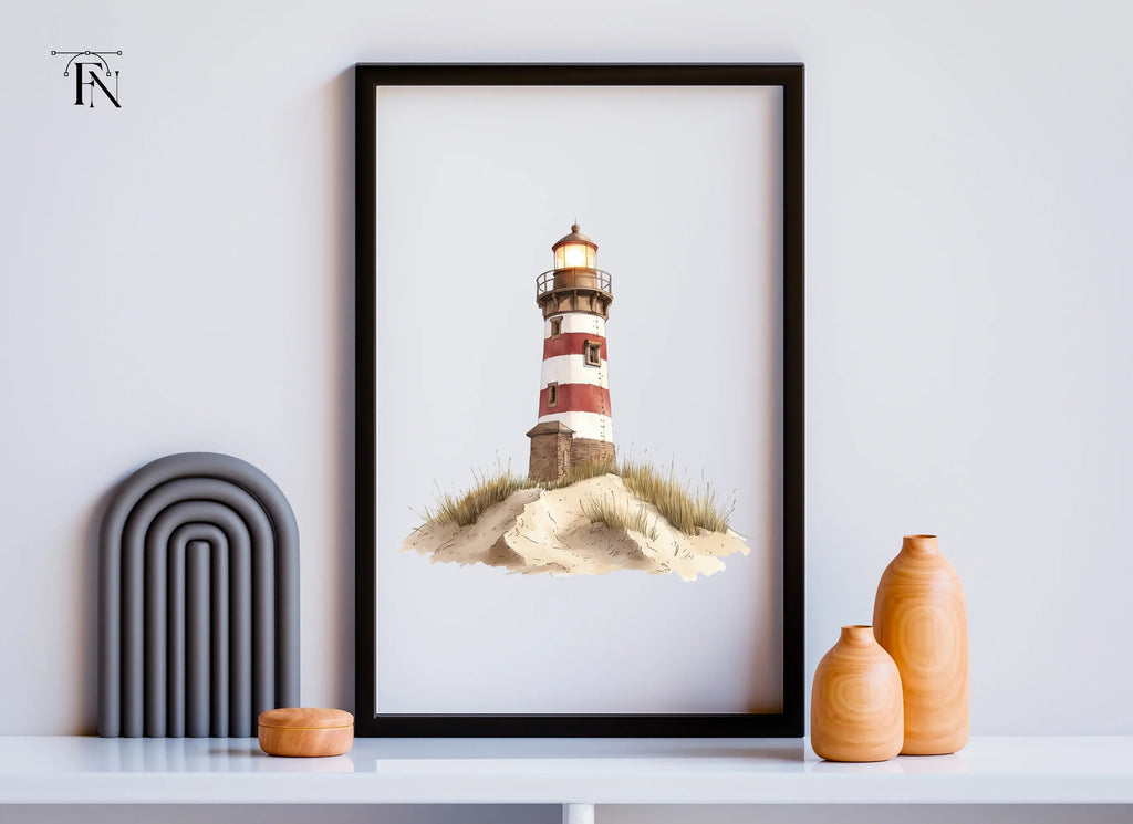 Coastal Lighthouse Clipart Bundle