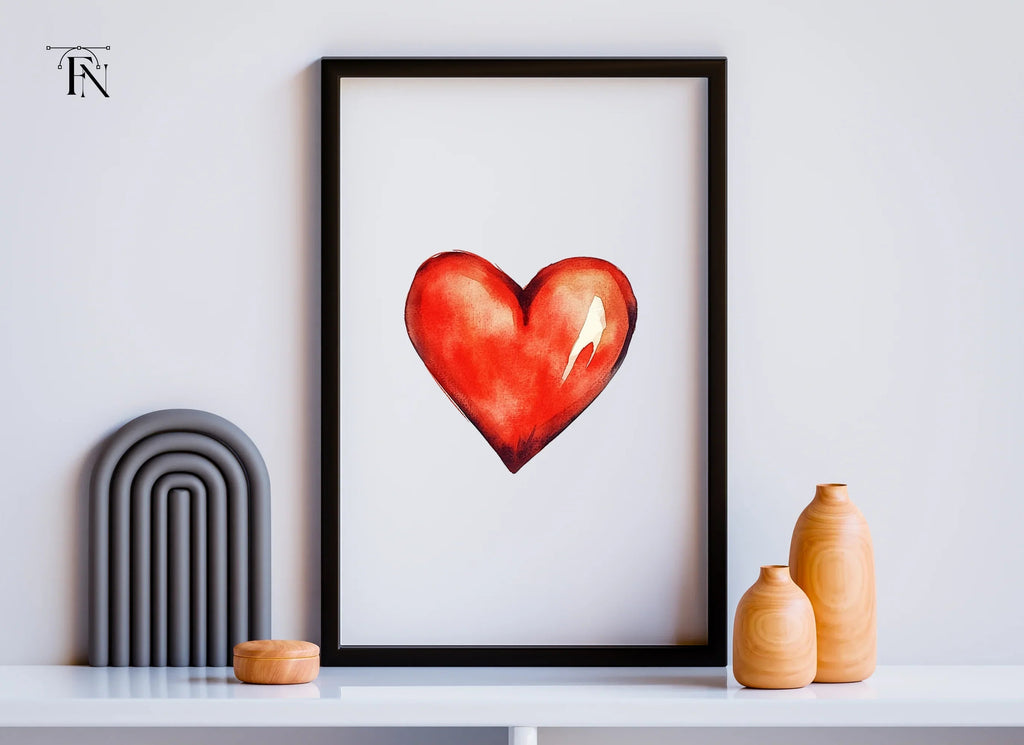 Red Hearts Clipart Bundle