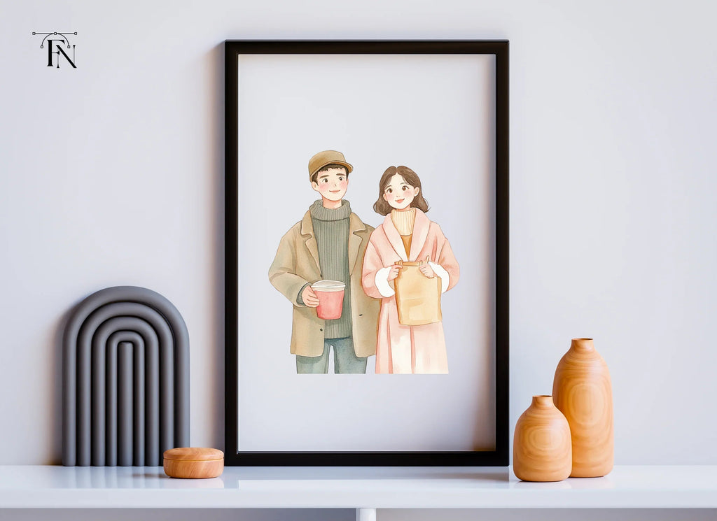Cozy Couple Outing Clipart Bundle