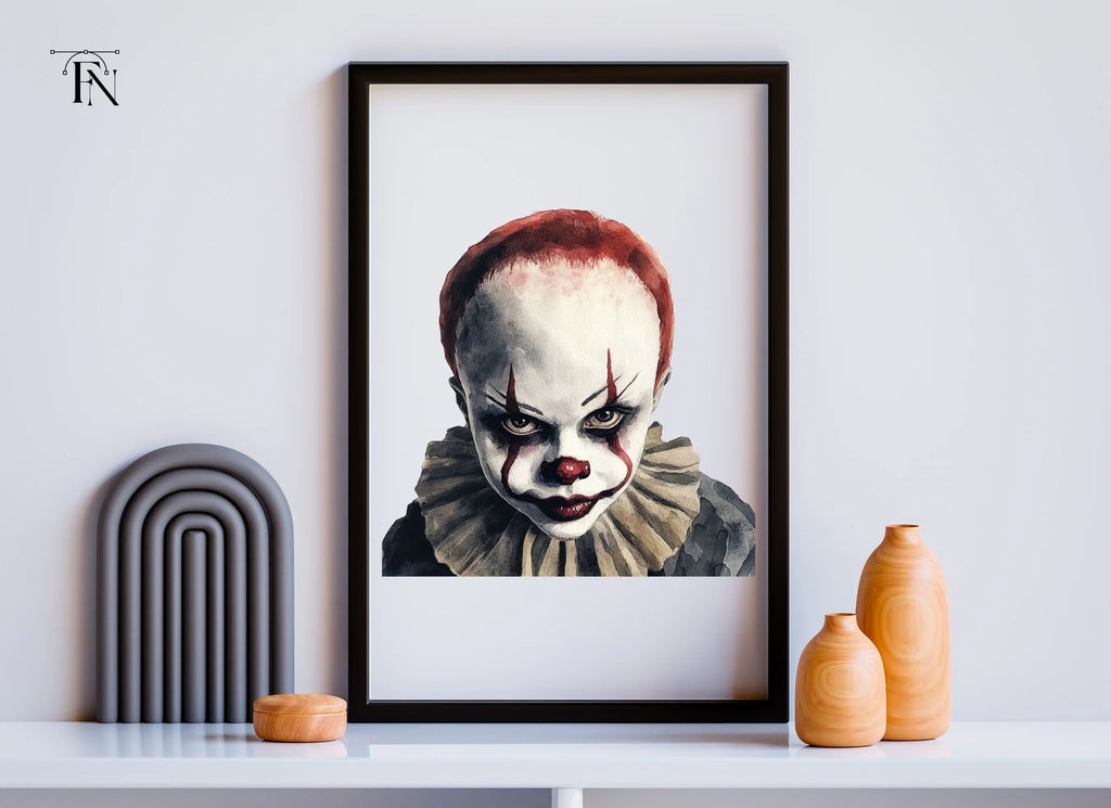 Pennywise Inspired Clown Clipart Bundle