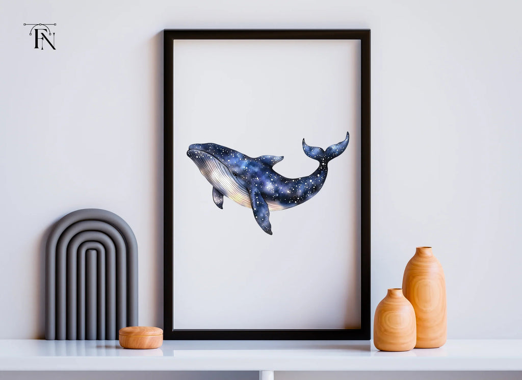 Whale Galaxy Clipart Bundle