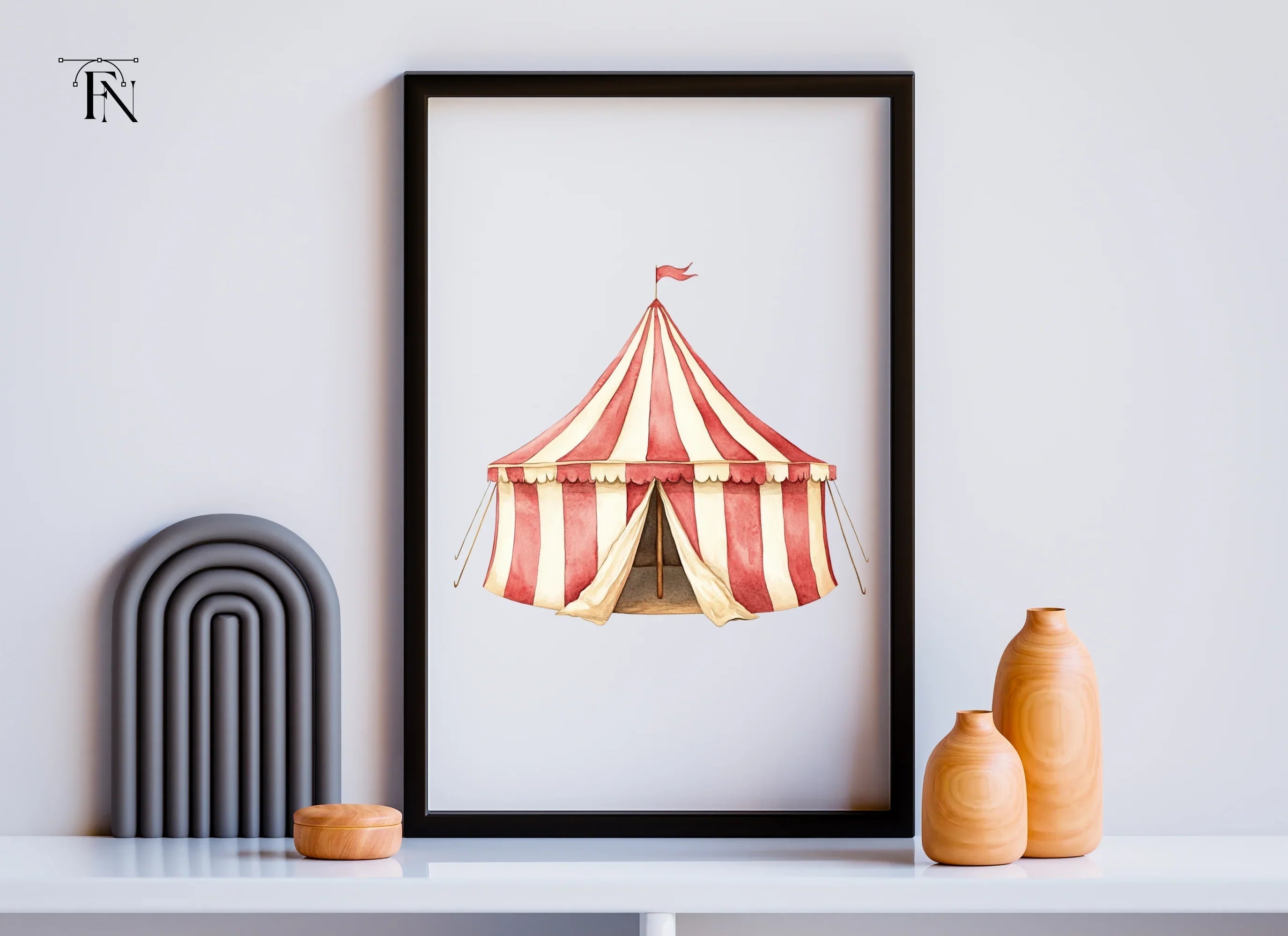Circus Tent Clipart Bundle