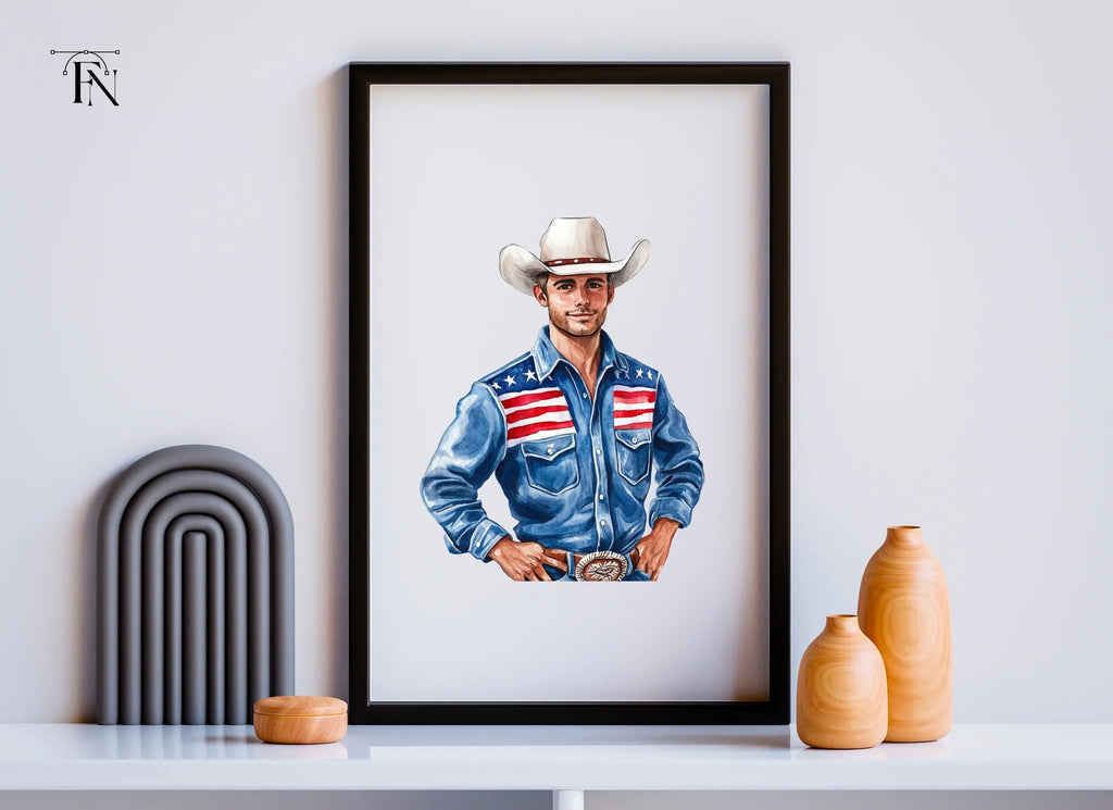 American Cowboy Clipart Bundle