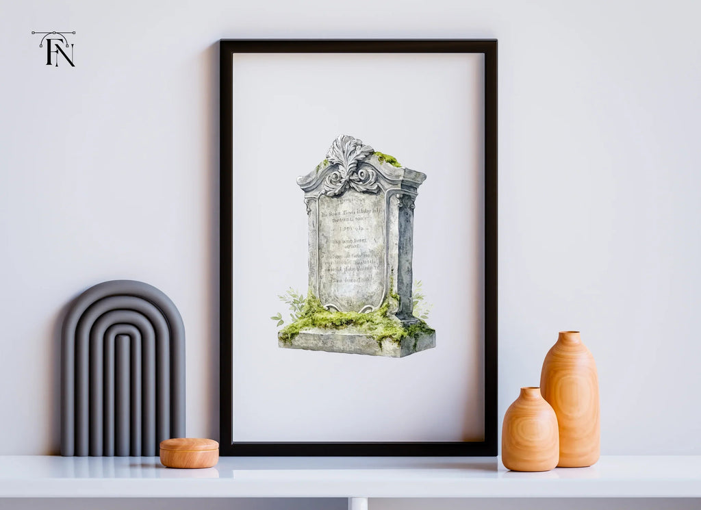 Vintage Gravestones Clipart Bundle
