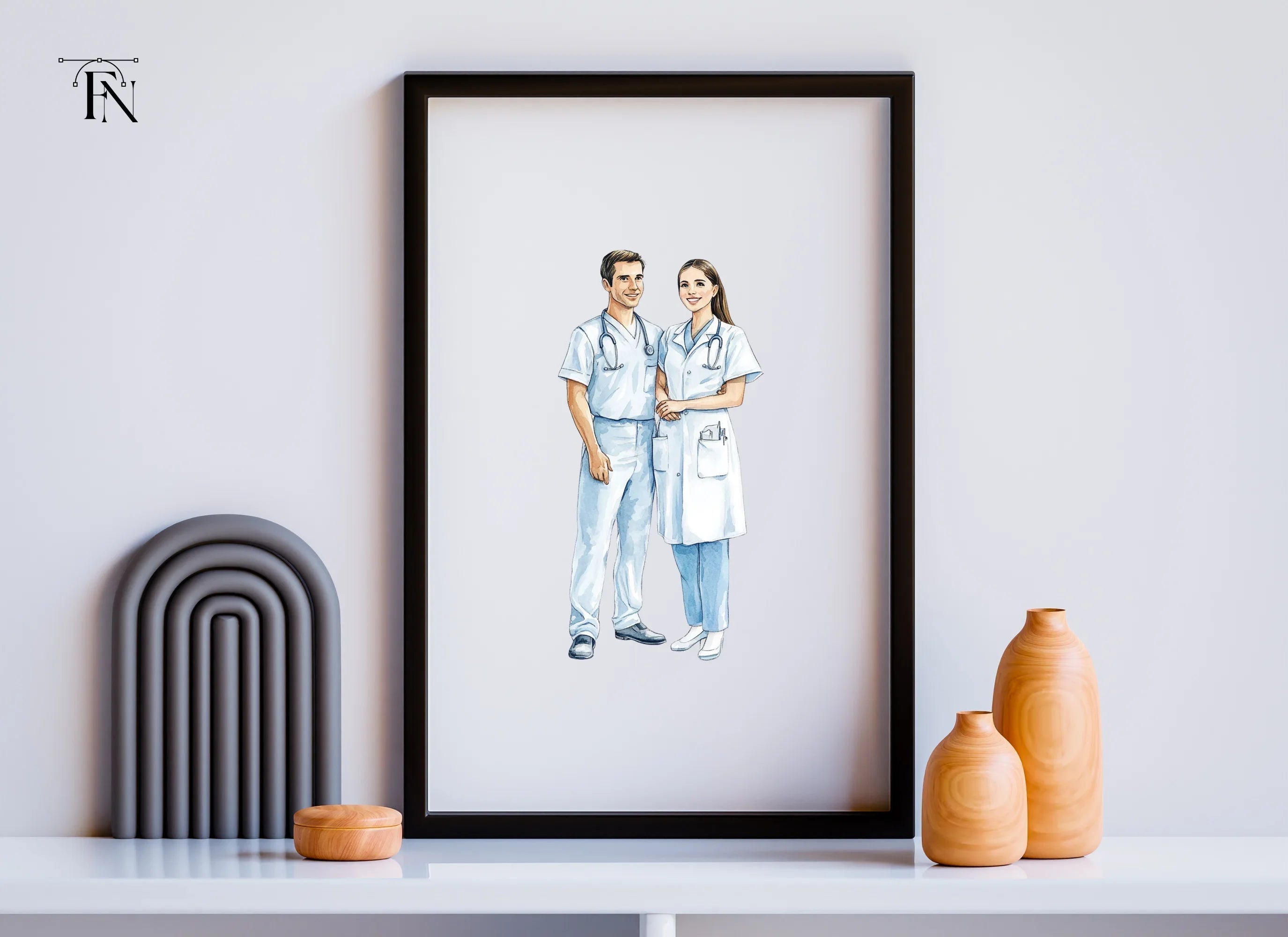 Medical Couple Clipart Bundle