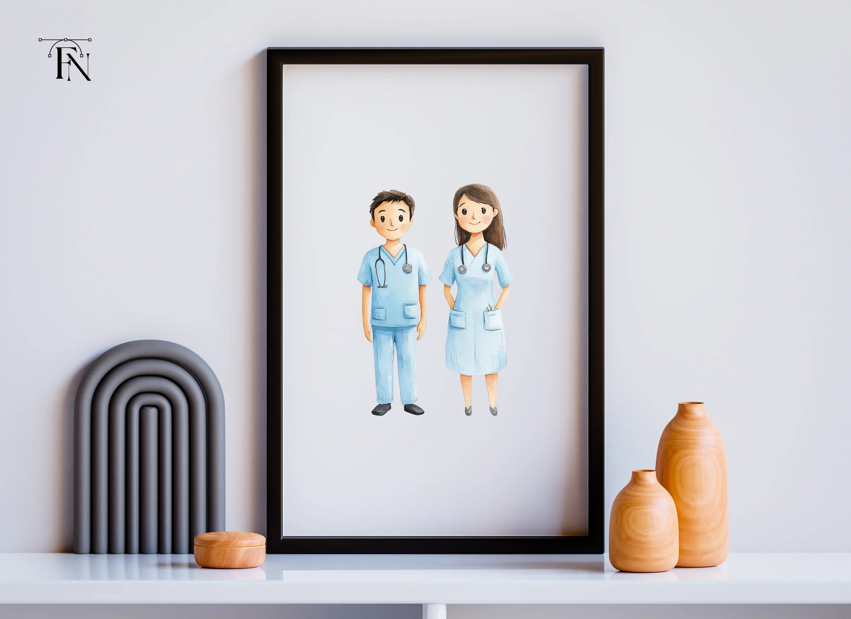 Doctors and Nurses Clipart Bundle
