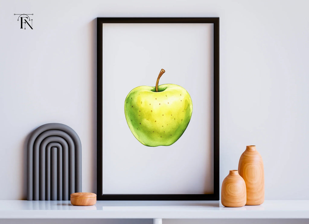 Green Apple Clipart Bundle