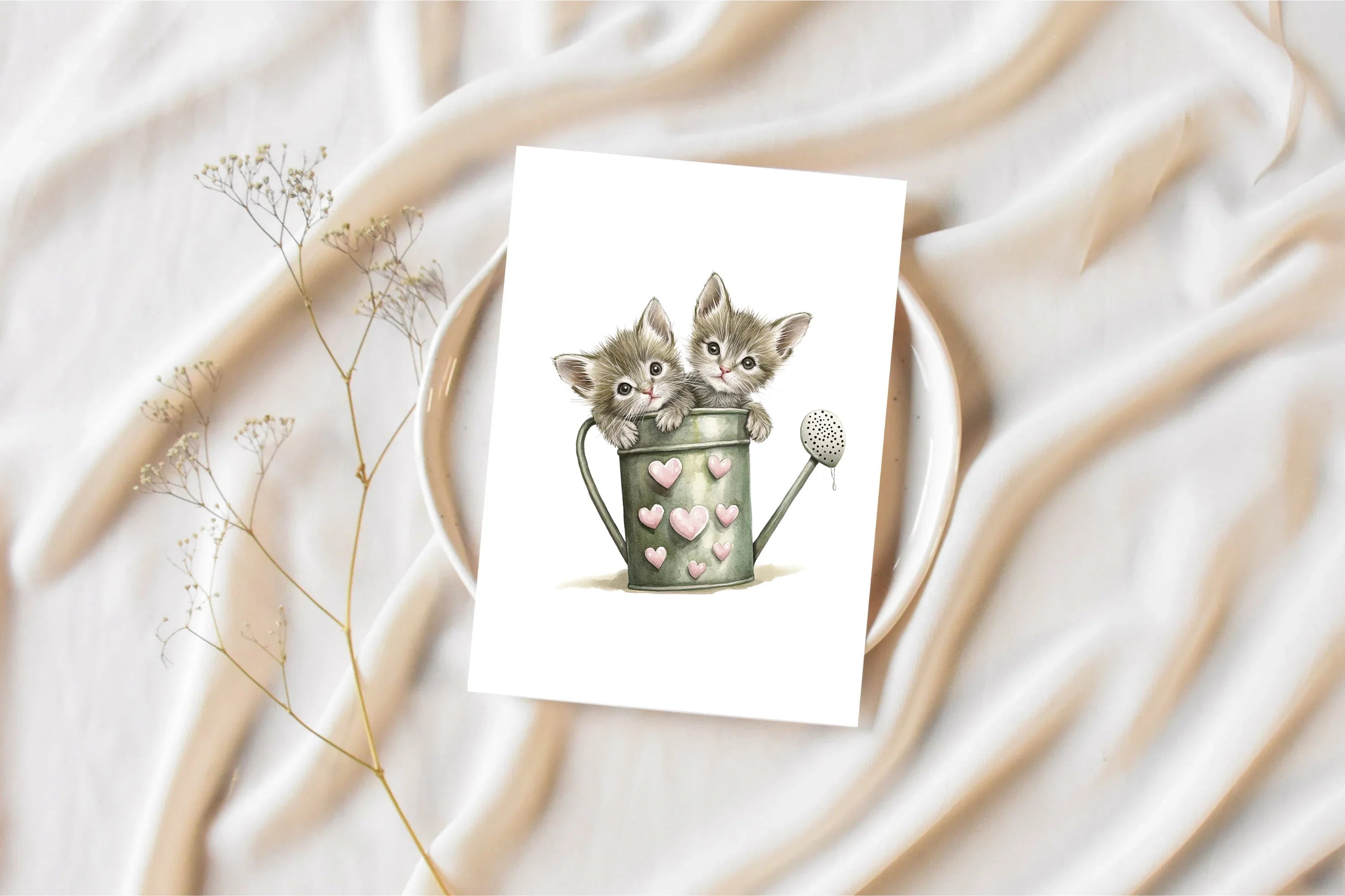 Cute Mice Valentine's Day Clipart Bundle