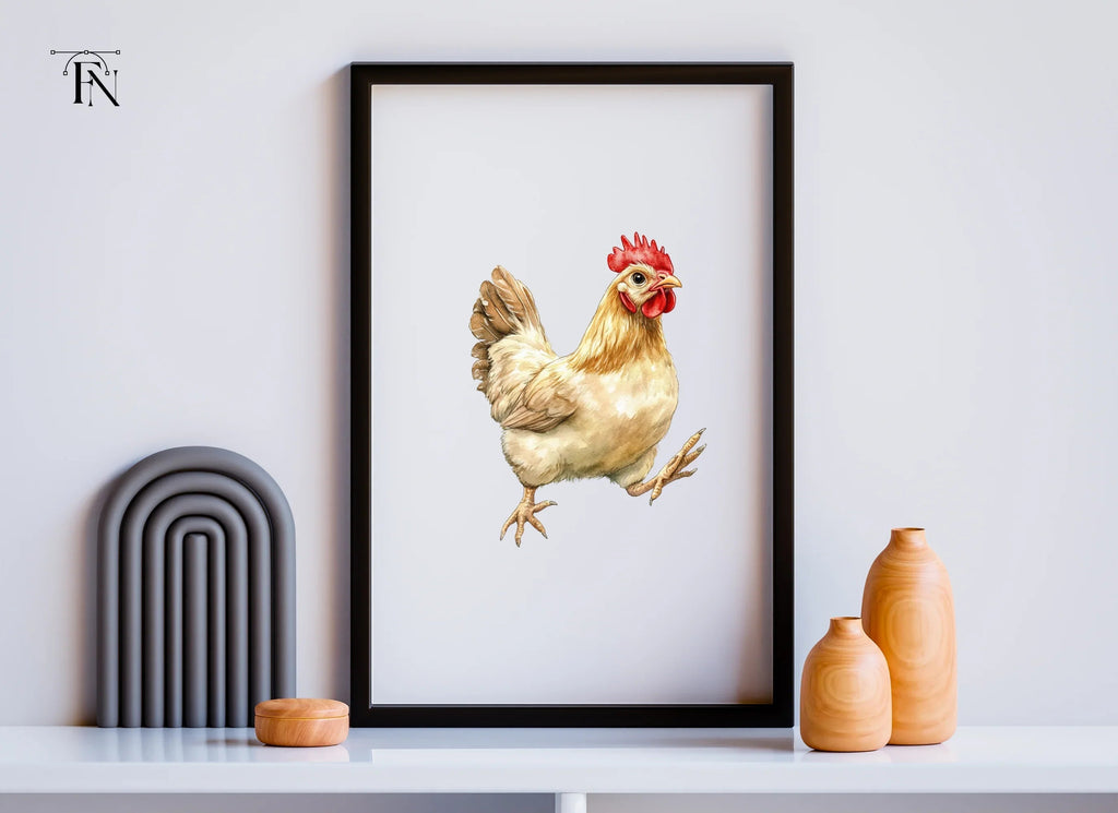 Cute Chicken Duo Clipart Bundle