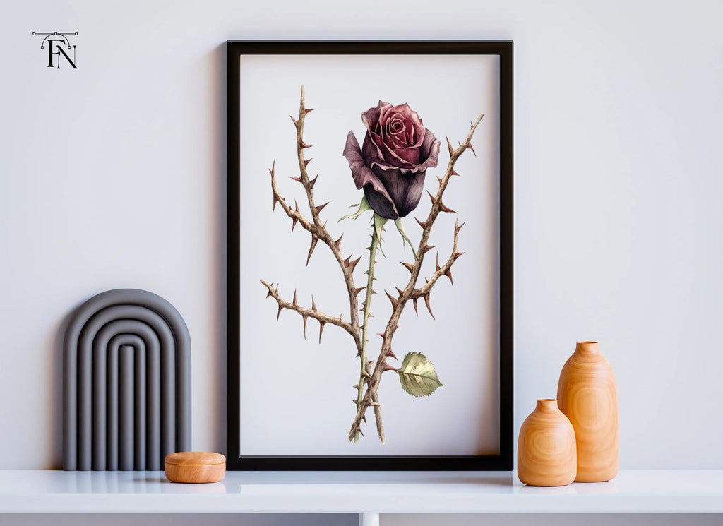 Dark Roses and Thorns Clipart Bundle