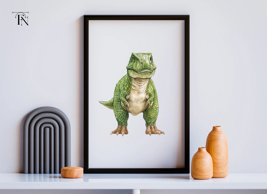 Cute Baby Rex Dinosaur Clipart Bundle