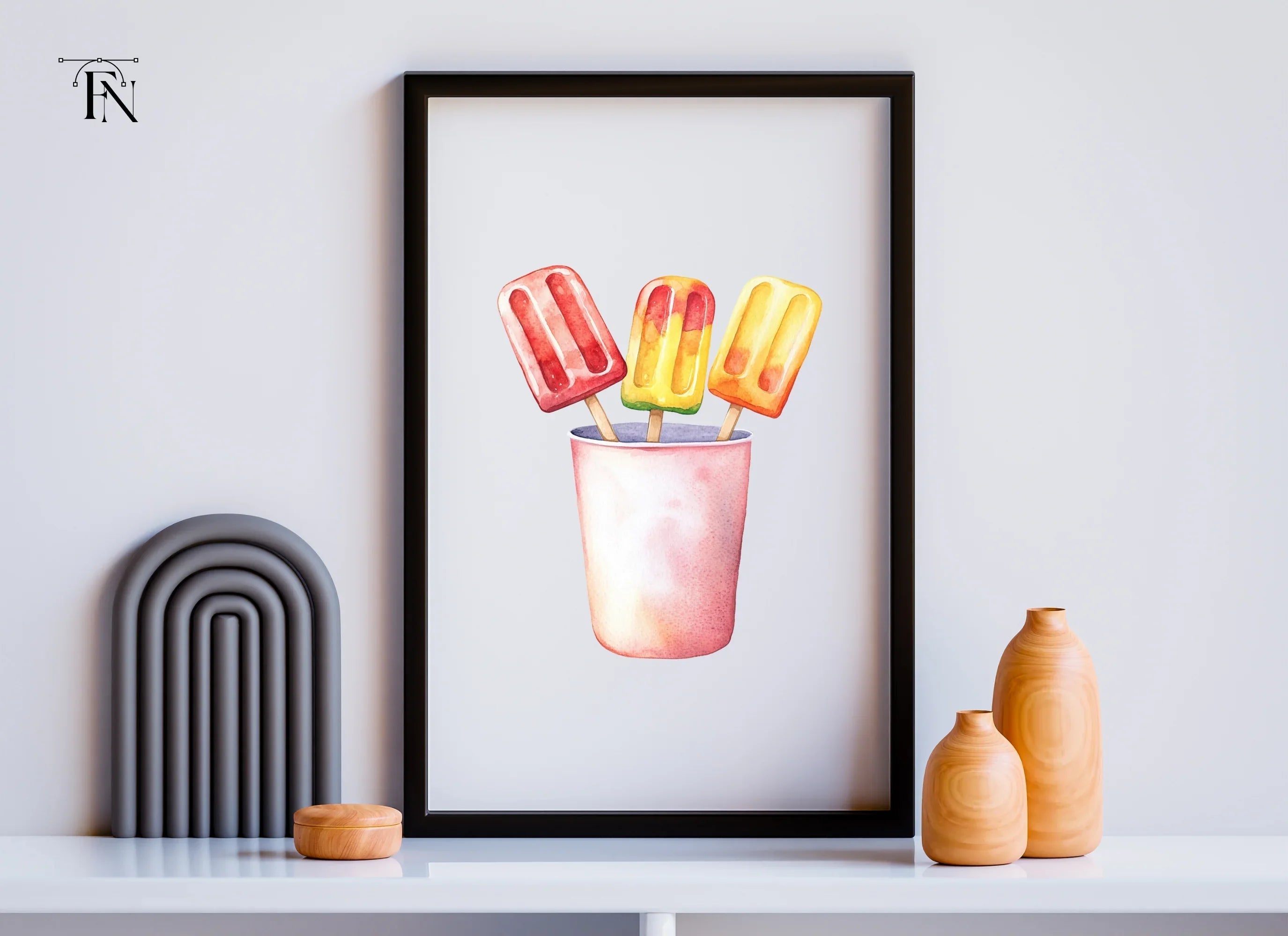 Refreshing Popsicles Clipart Bundle