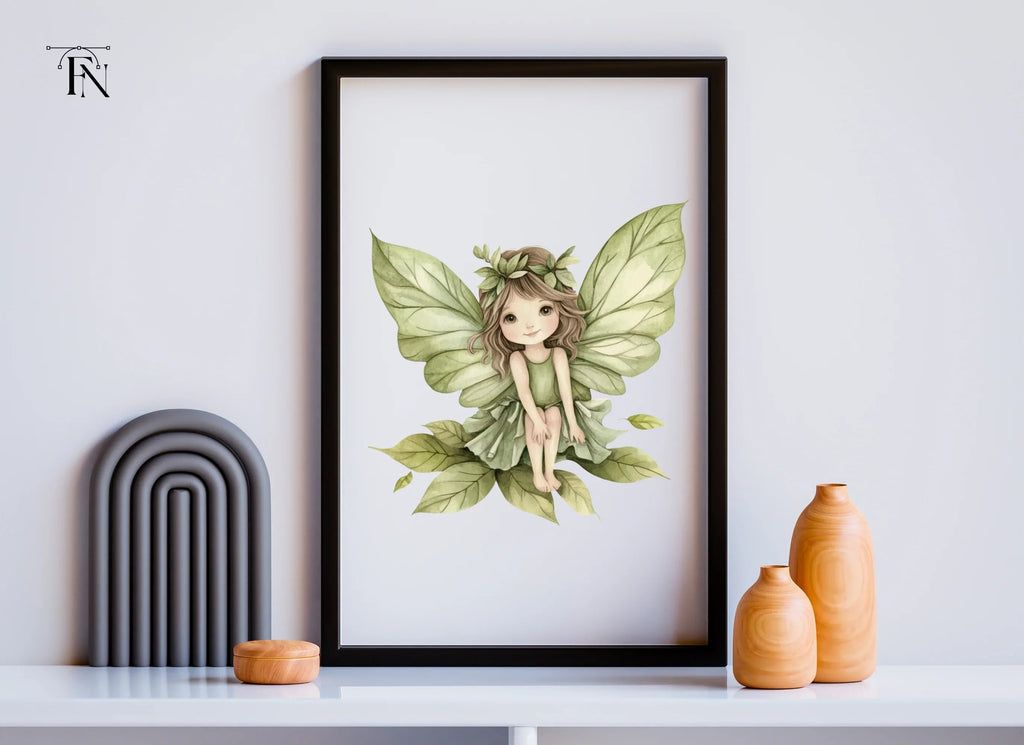 Enchanting Leaf Fairy Clipart Bundle