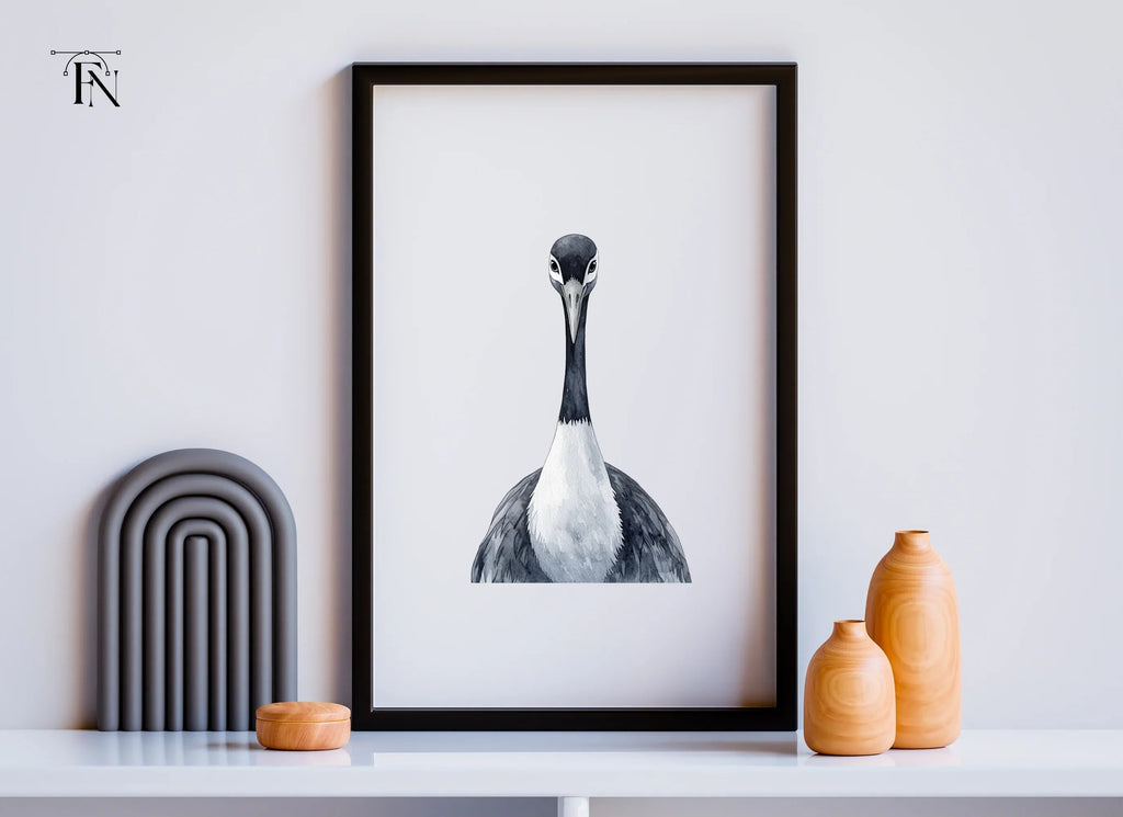Striking Crane Head Clipart Bundle