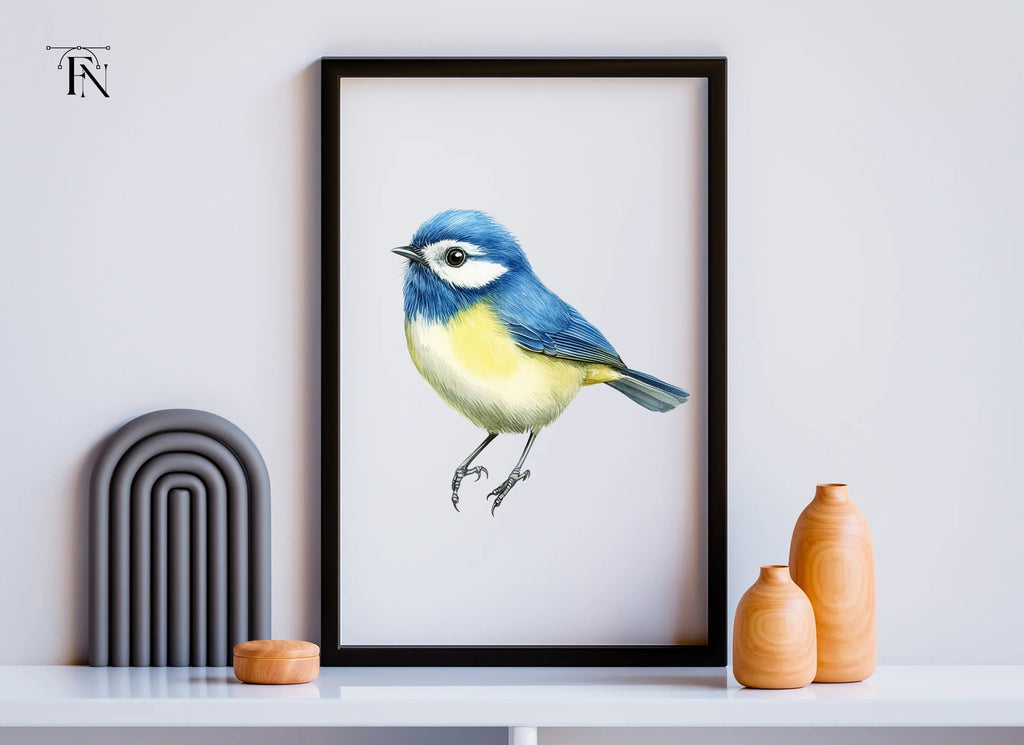 Blue Tit Bird Clipart Bundle