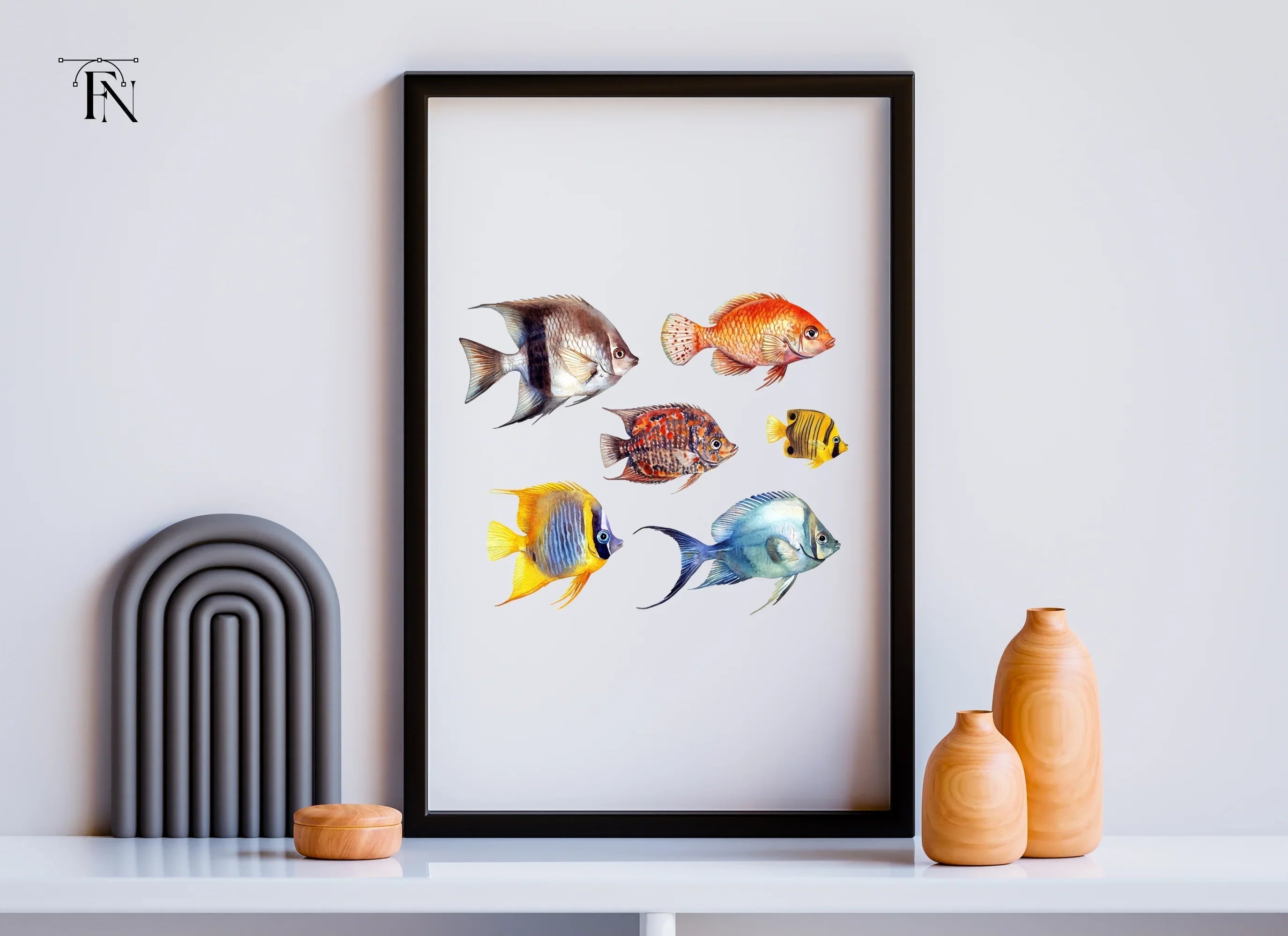 Vibrant Tropical Fish Clipart Bundle