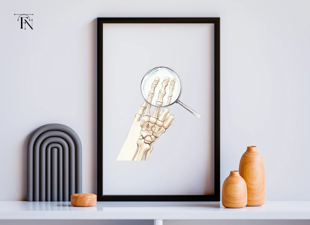 Hand Bones Magnified Clipart Bundle