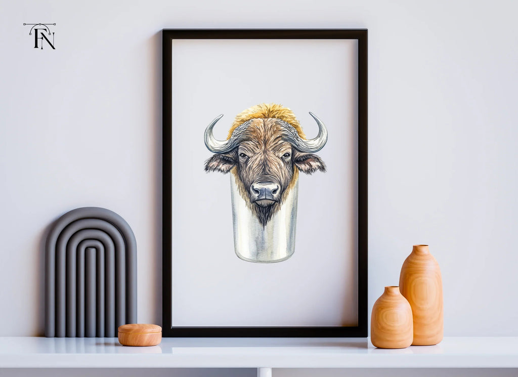 Buffalo Head Clipart Bundle