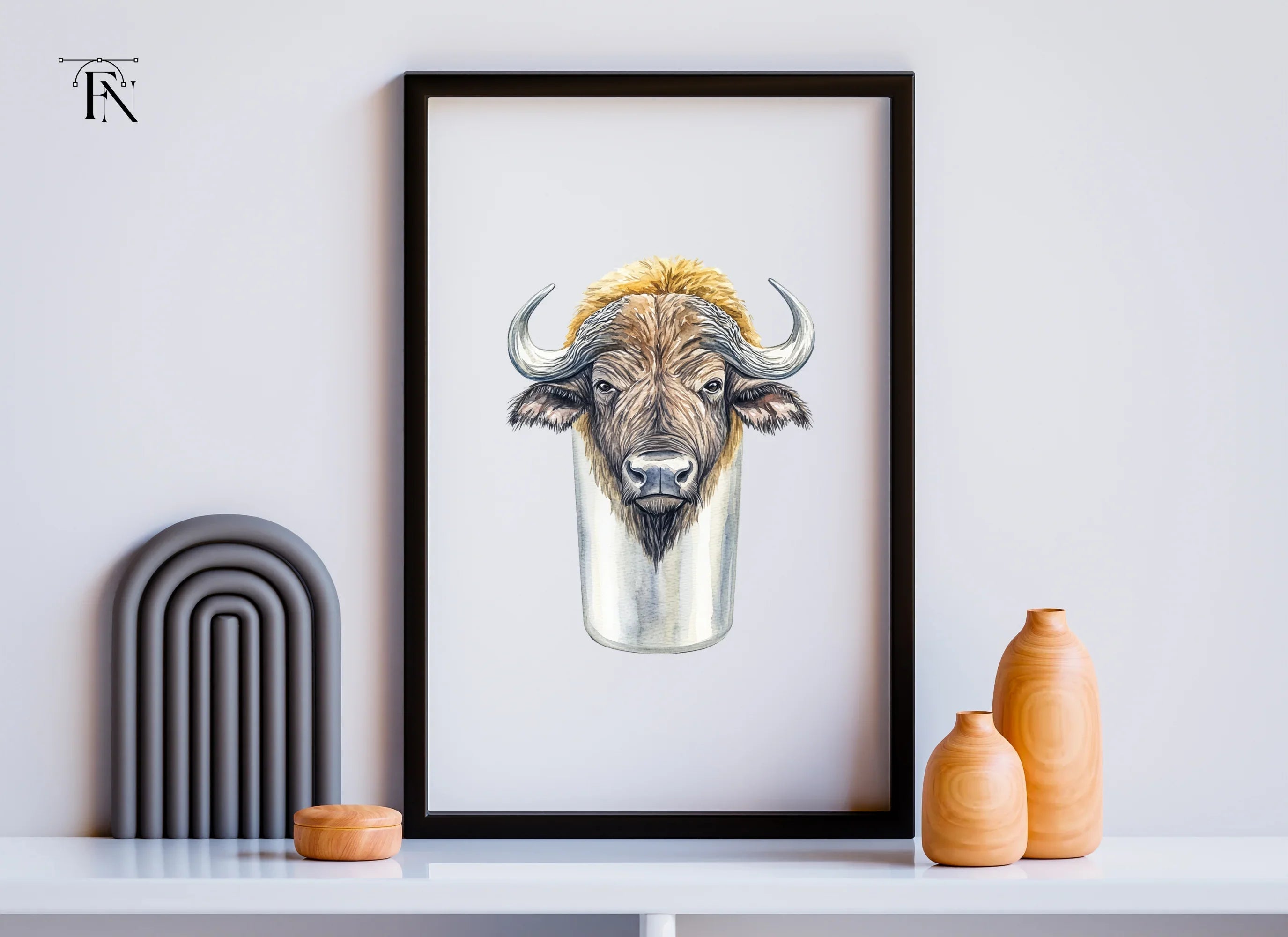 Buffalo Head Clipart Bundle