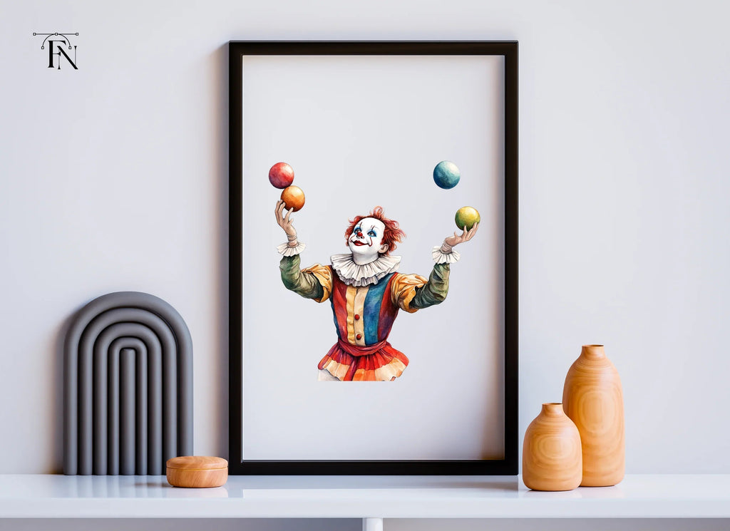 Juggling Clowns Clipart Bundle