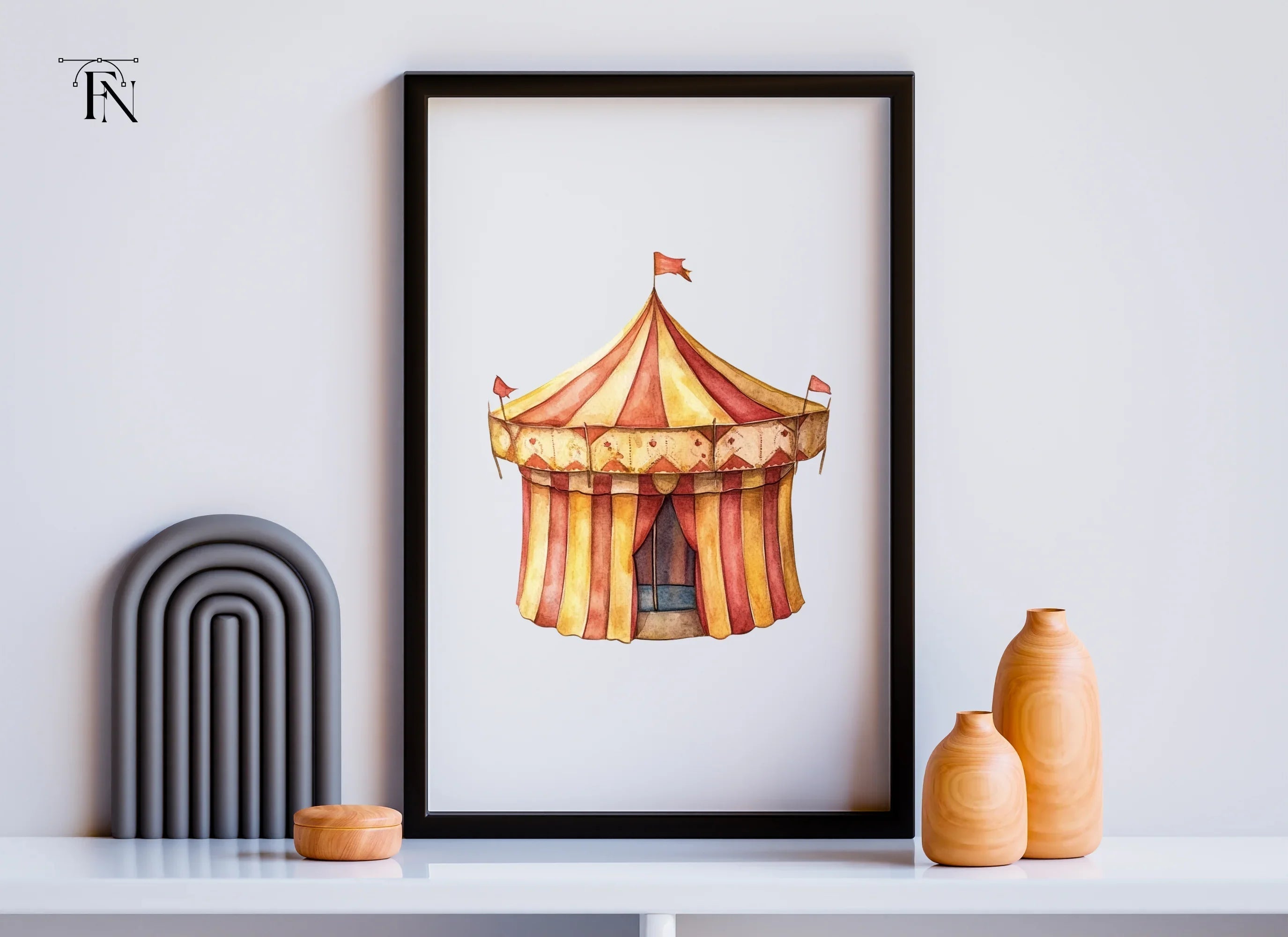 Circus Tent Clipart Bundle