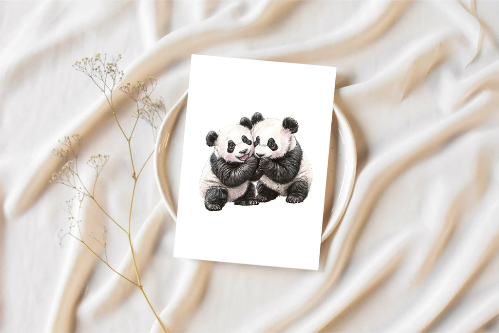 Cute Panda Bear Picnic Clipart Bundle