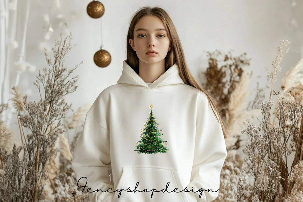 Festive Christmas Trees Clipart Bundle