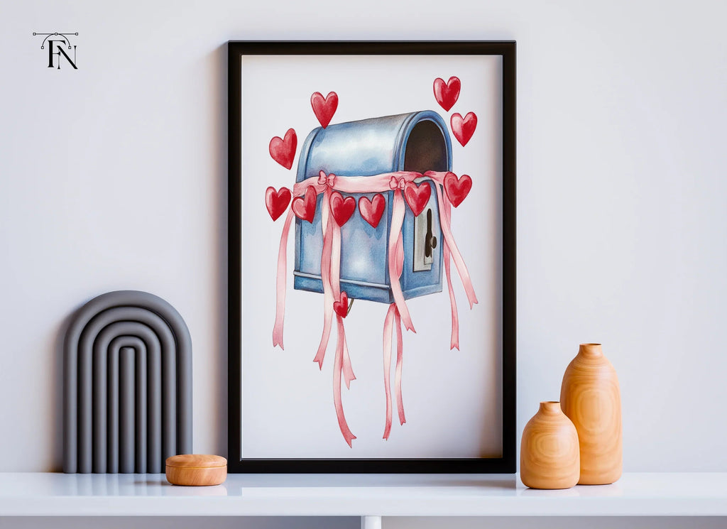 Valentine Mailbox Clipart Bundle