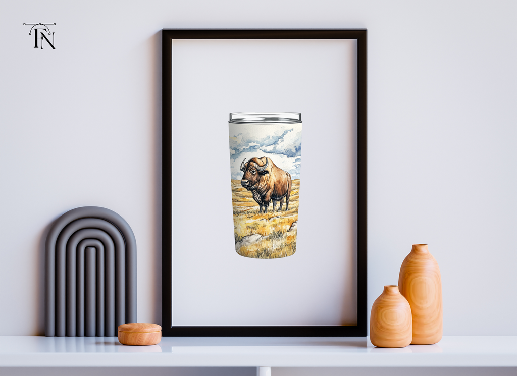Bison Tumbler Clipart Bundle