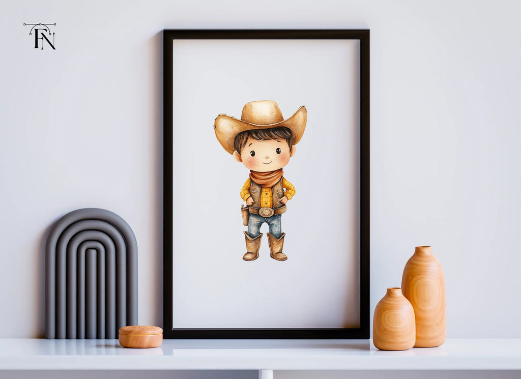 Charming Cowboy Clipart Bundle