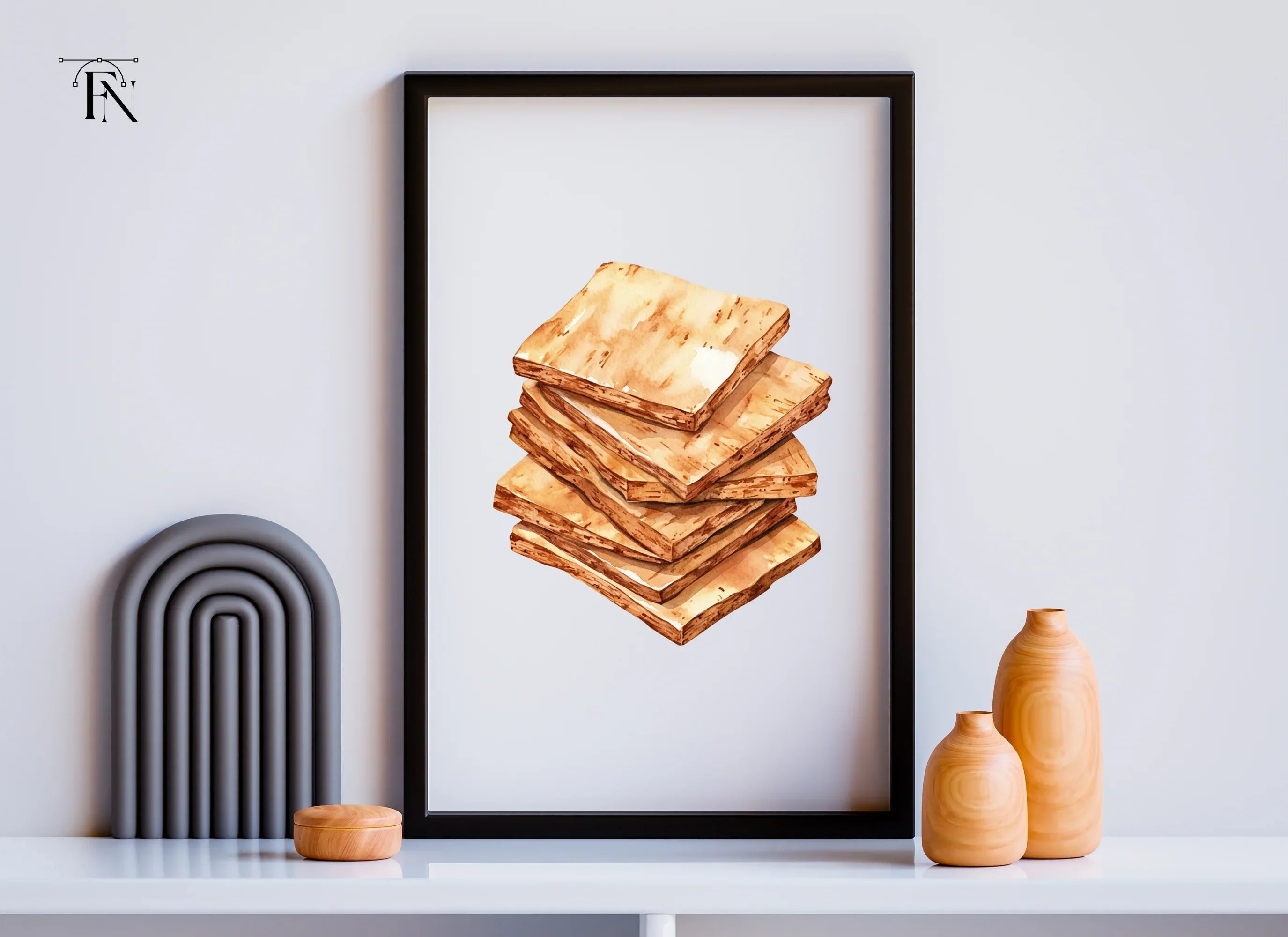 Wood Stacks Clipart Bundle