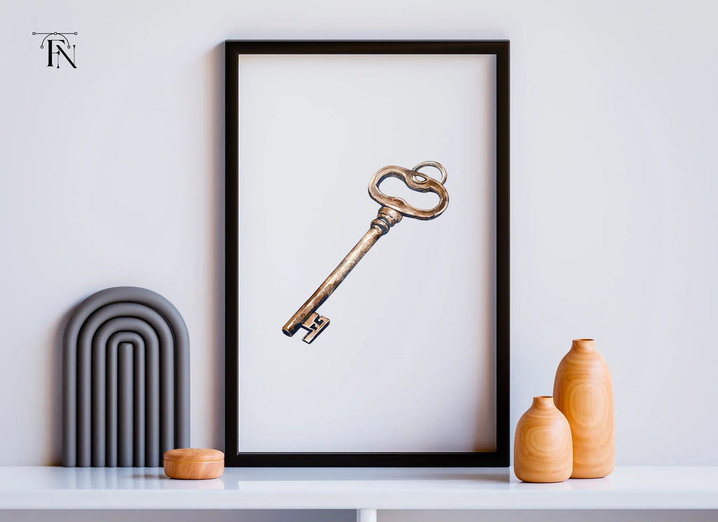 Ornate Antique Key Clipart Bundle