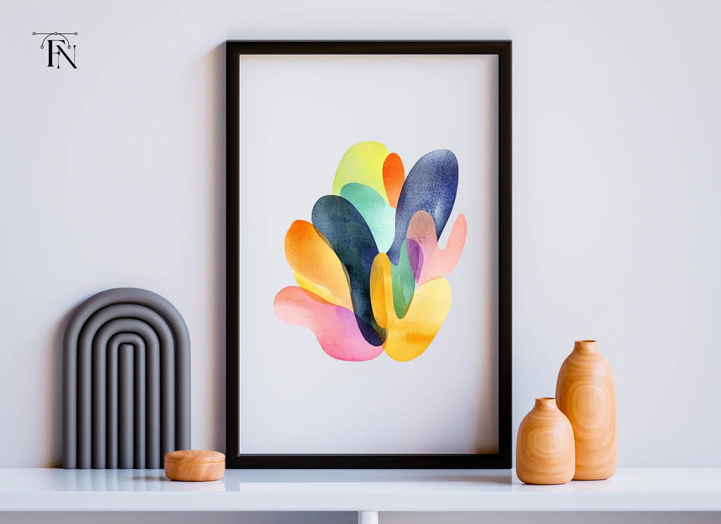 Colorful Abstract Blob Clipart Bundle