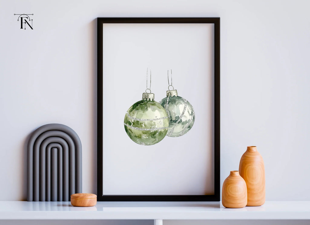 Christmas Ornaments Clipart Bundle