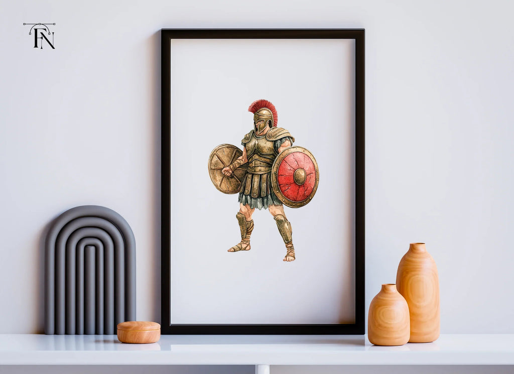 Ancient Roman Warrior Clipart Bundle