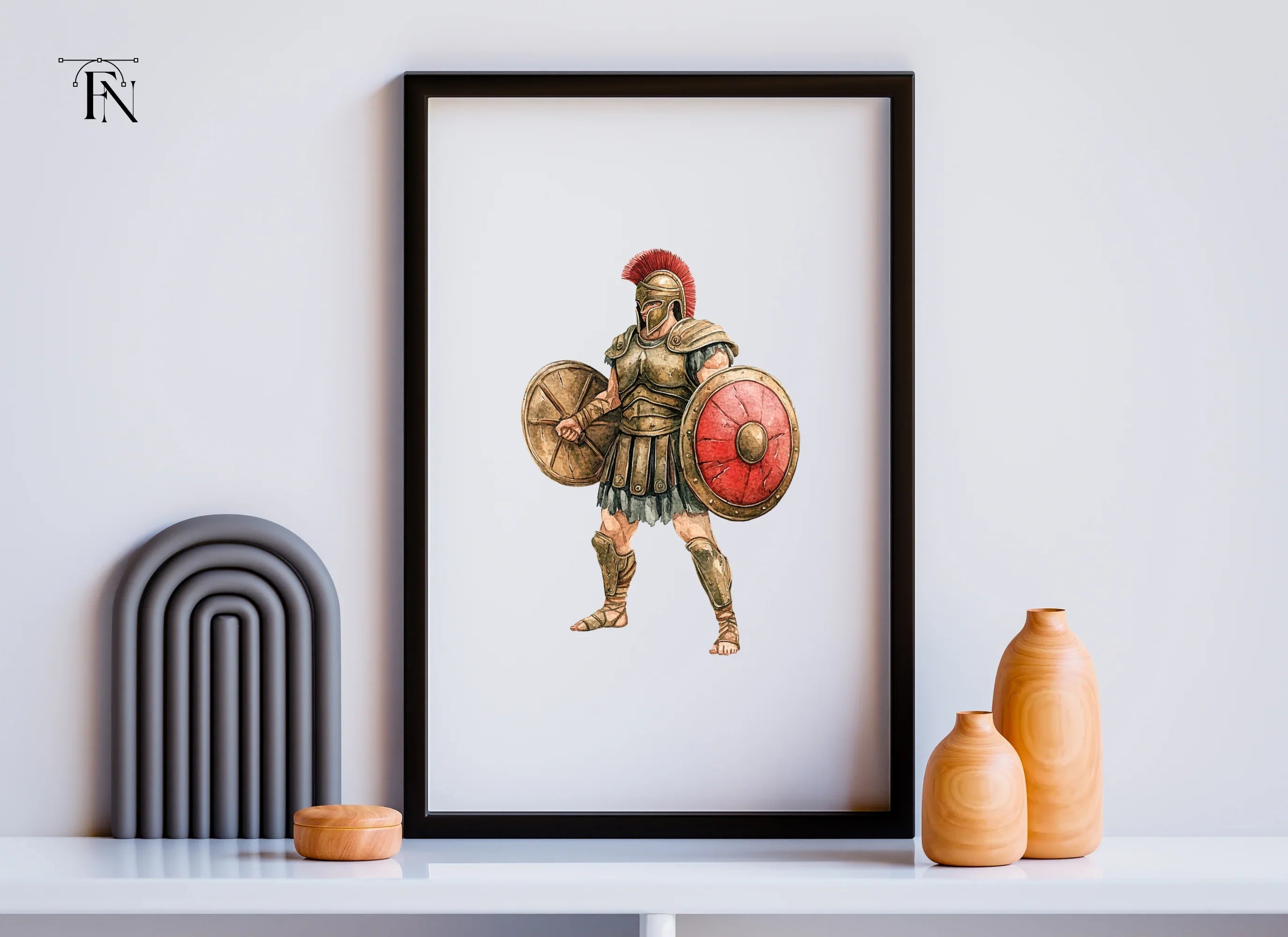 Ancient Roman Warrior Clipart Bundle