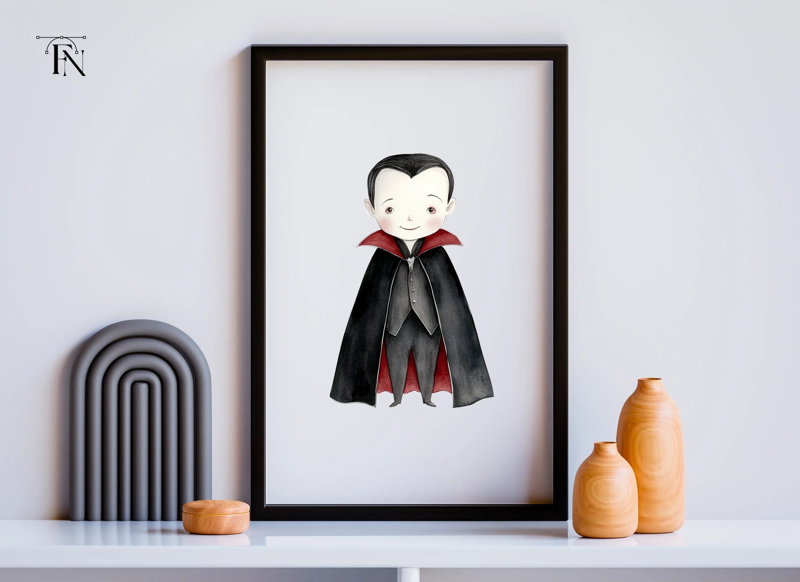 Cute Baby Vampire Clipart Bundle
