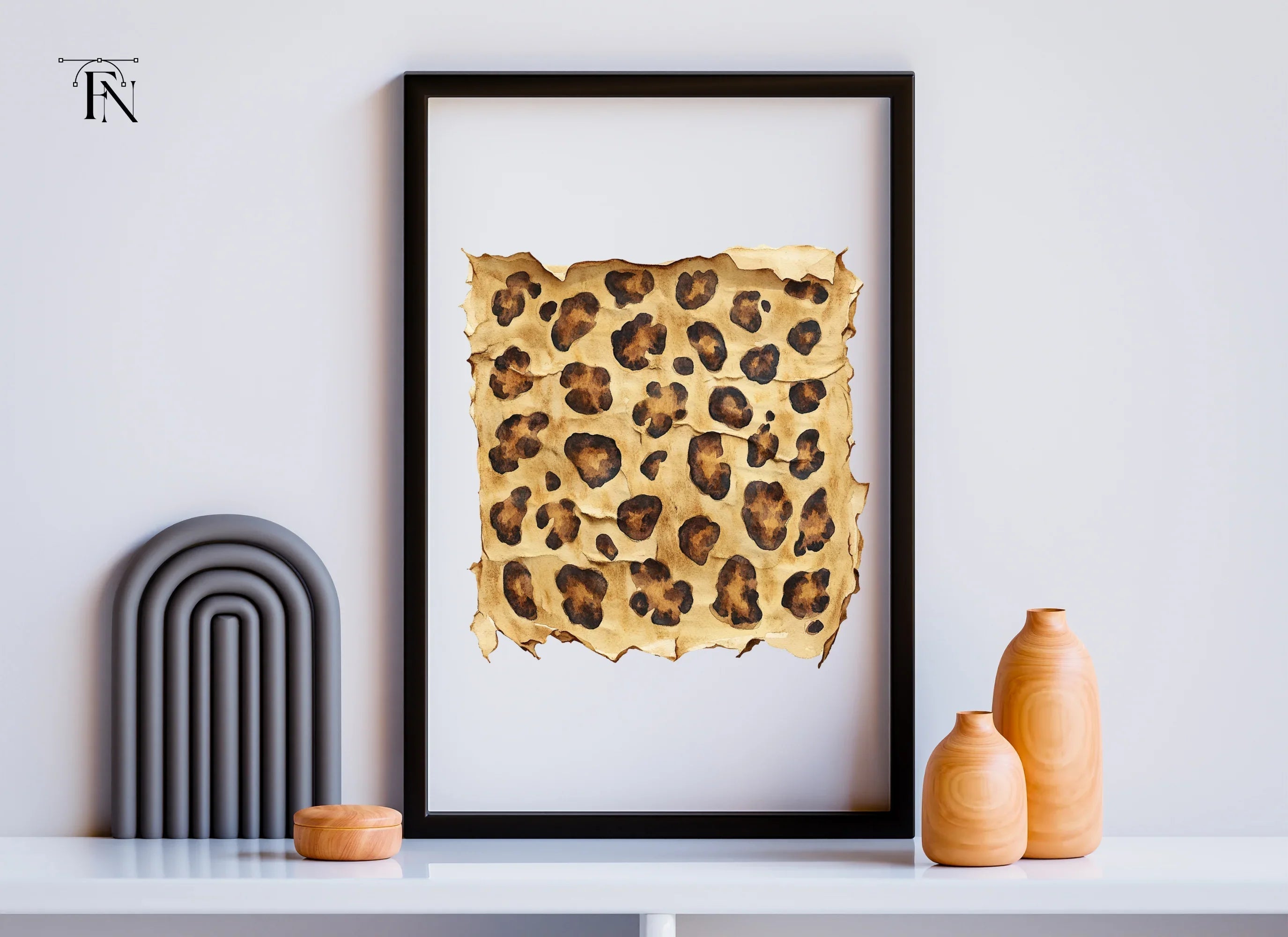 Leopard Texture Clipart Bundle