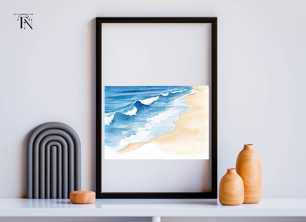 Ocean Waves Beach Clipart Bundle