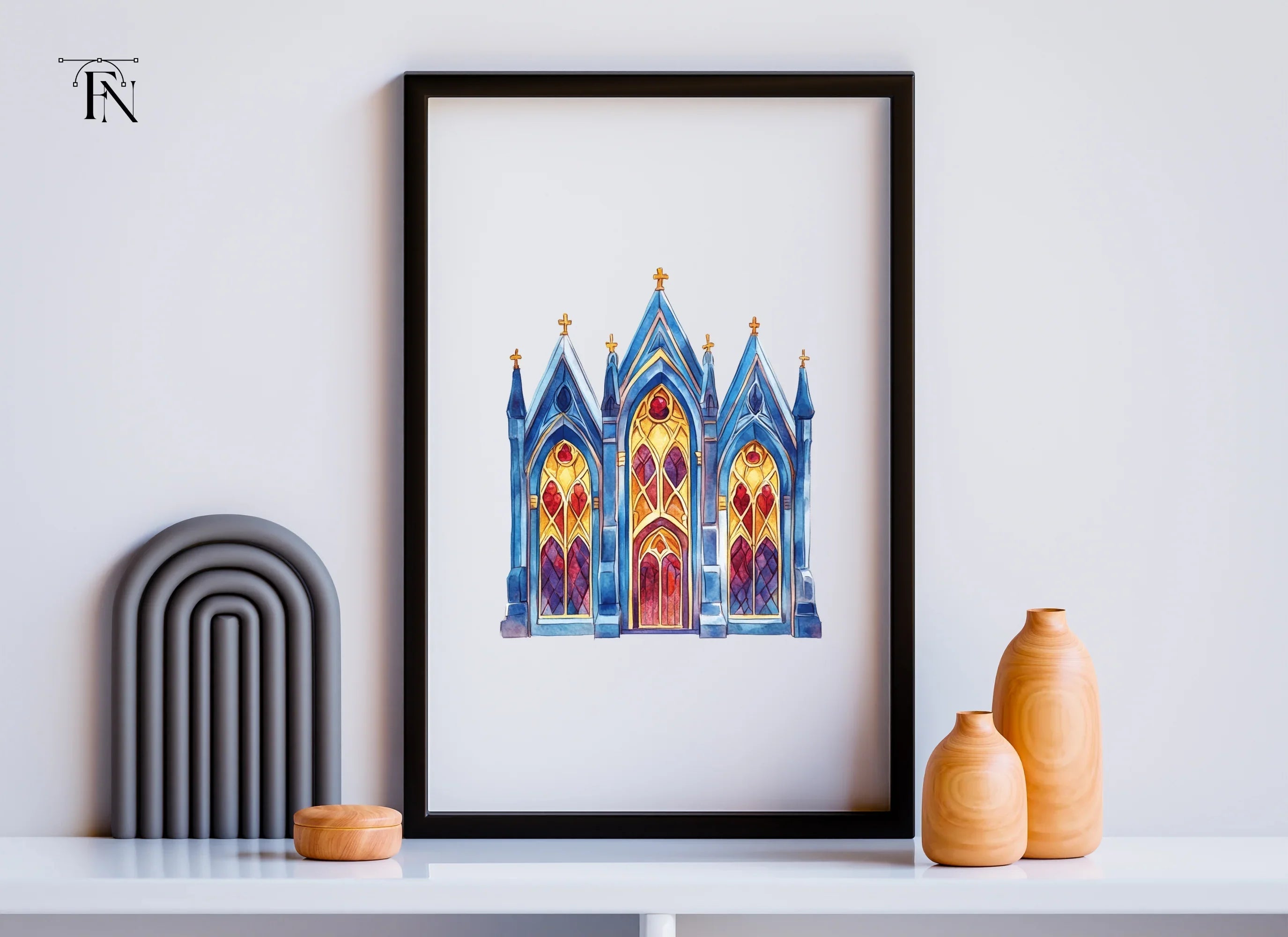 Gothic Church Clipart Bundle