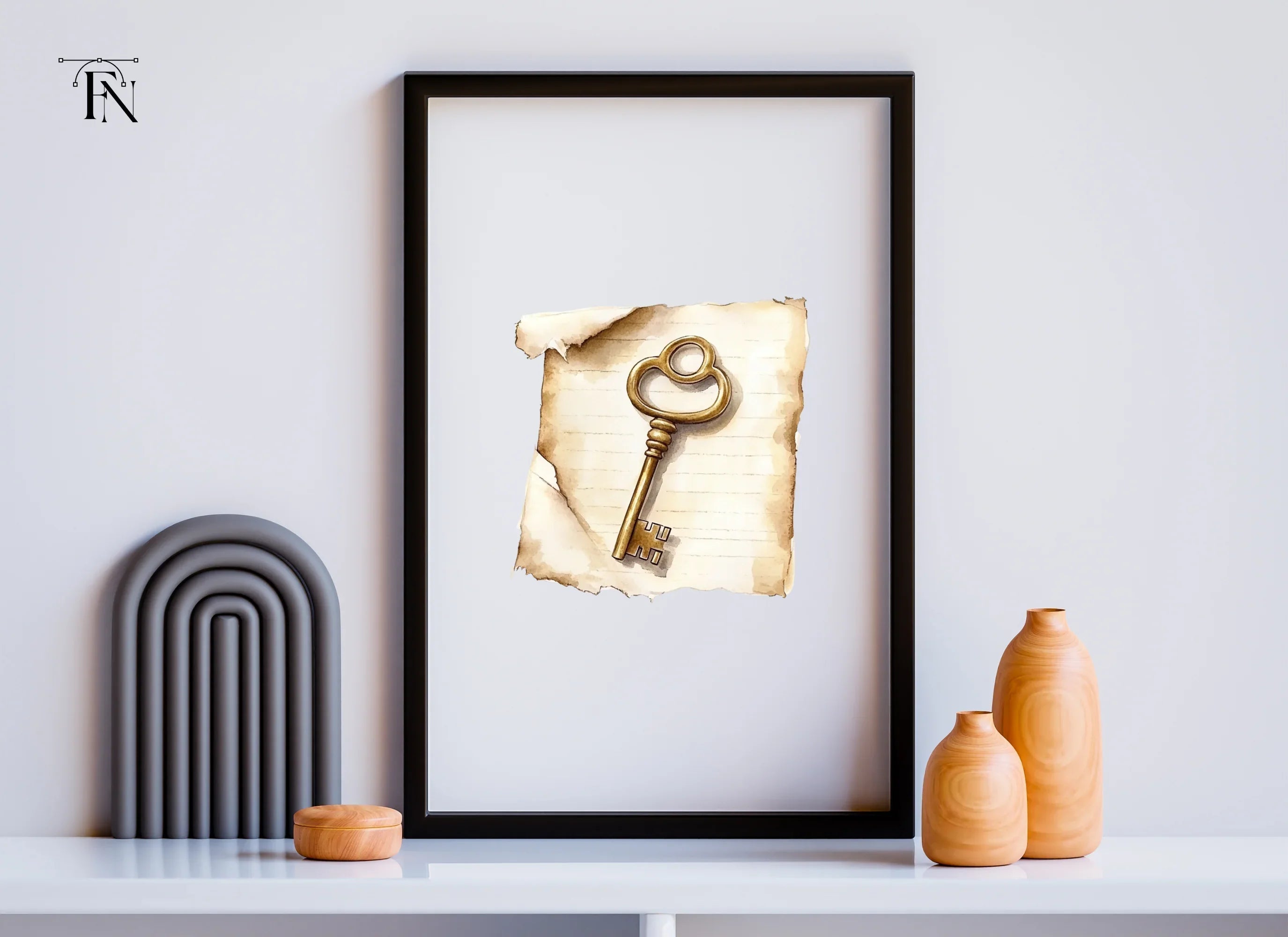 Antique Keys Clipart Bundle