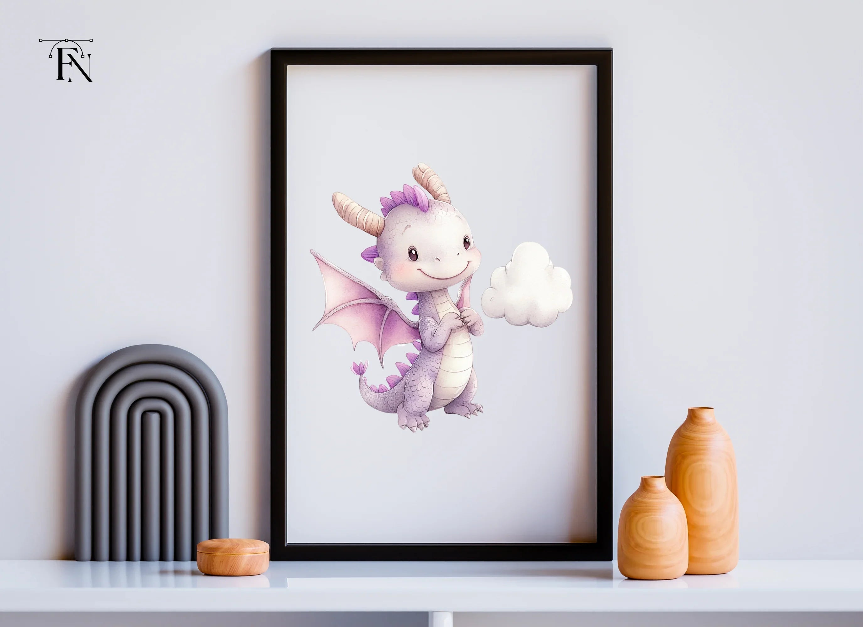 Cute Baby Dragon Clipart Bundle