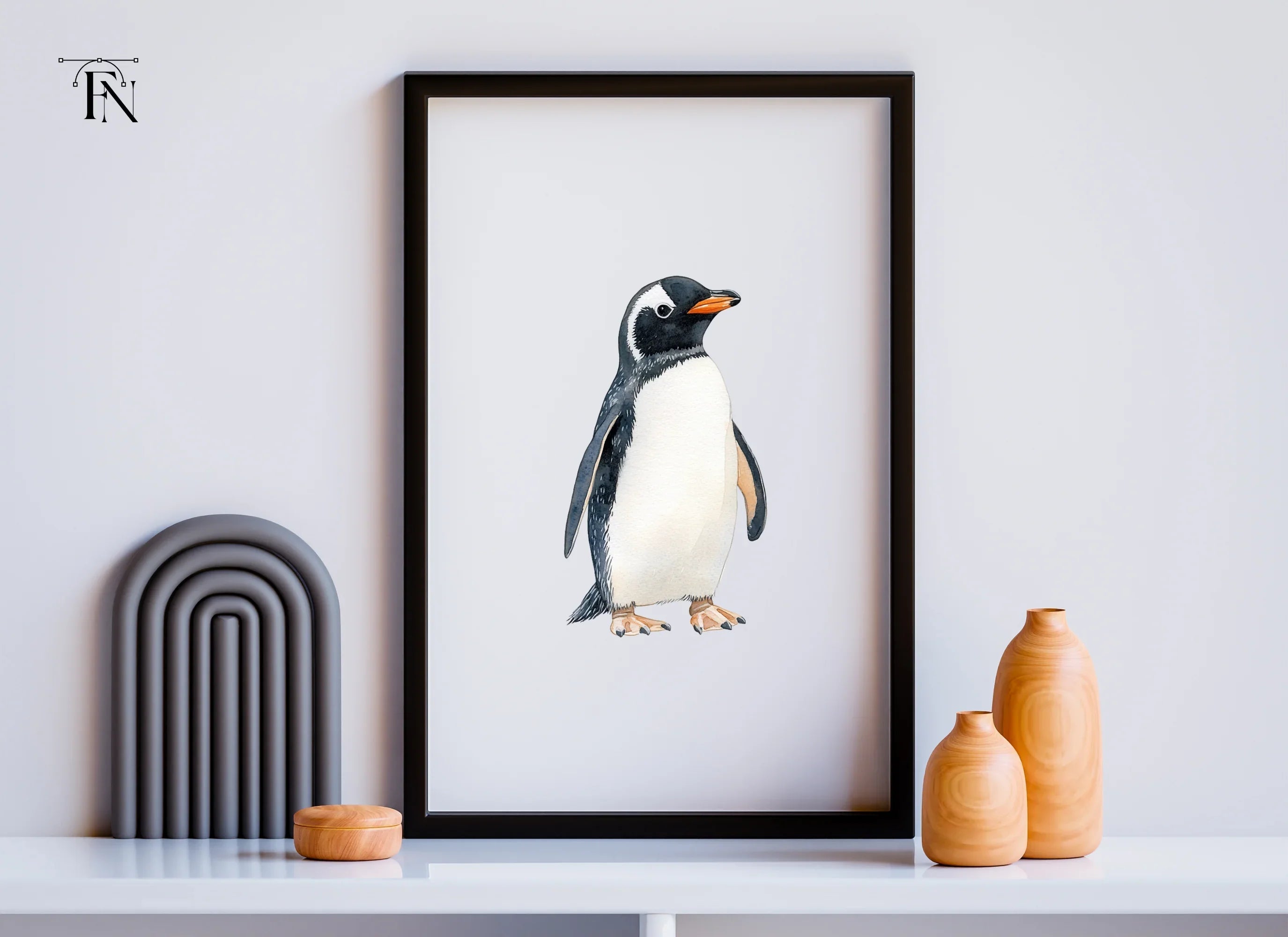 Gentoo Penguin Clipart Bundle