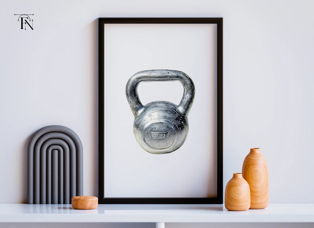 Kettlebell Fitness Clipart Bundle